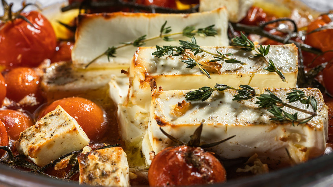 Ofenfeta mit Tomaten