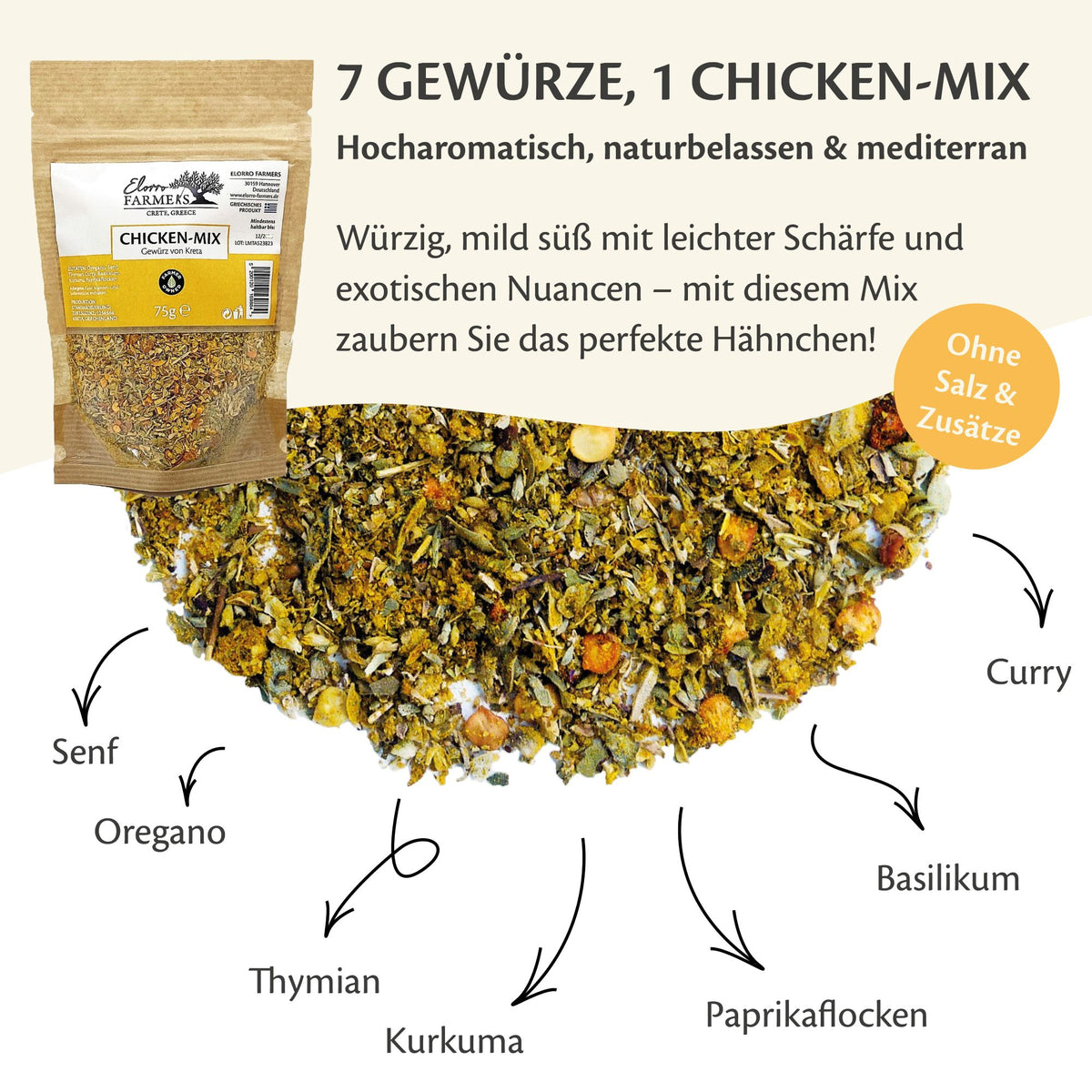 Chicken-Mix Kreta kaufen