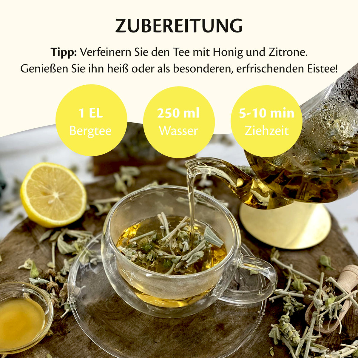 Griechischer Bergtee Zubereitungstipp