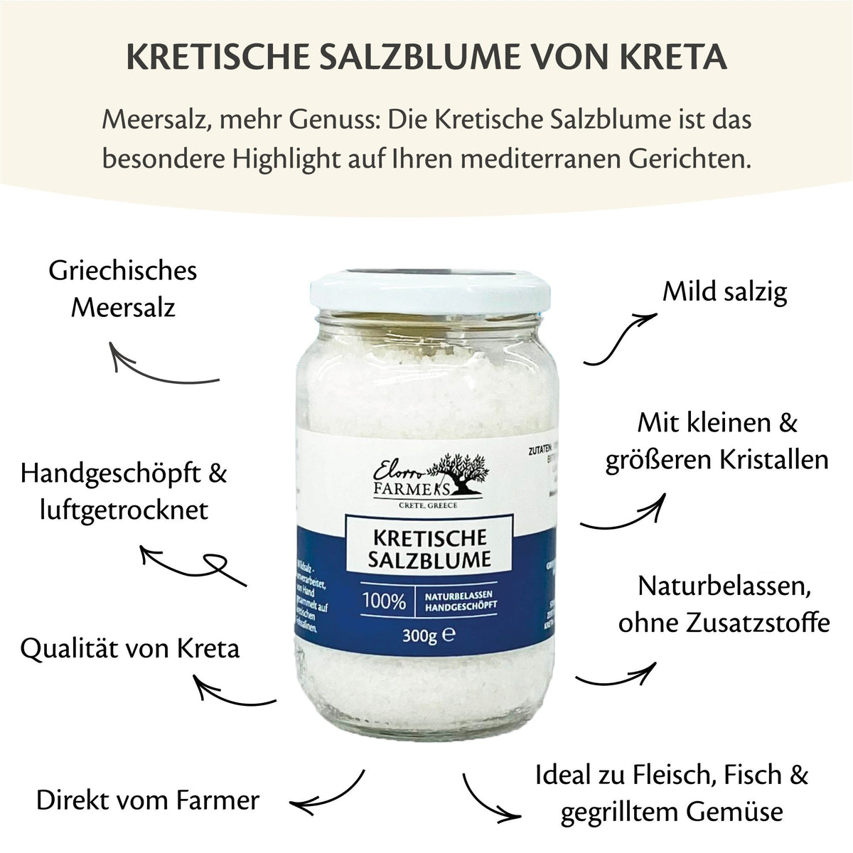 Griechisches Meersalz Kreta nline